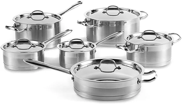 Lagostina stainless pans set